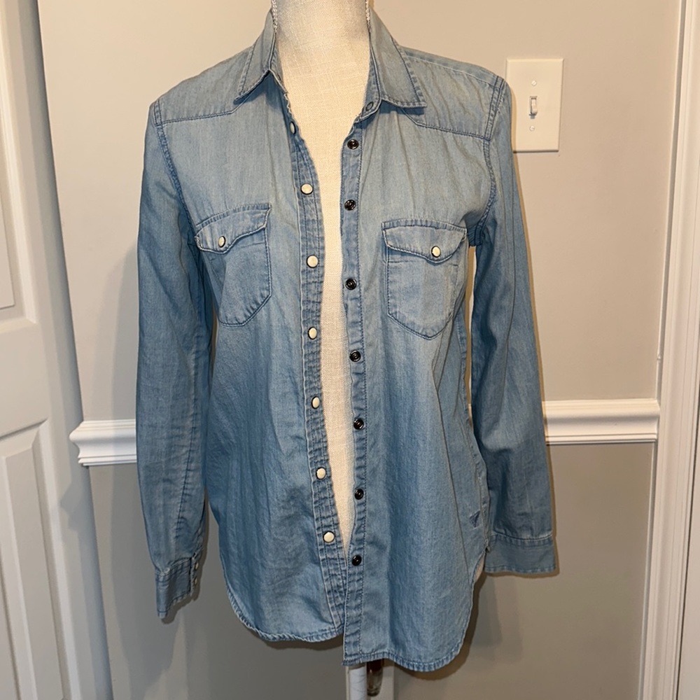 American eagle jean shirt